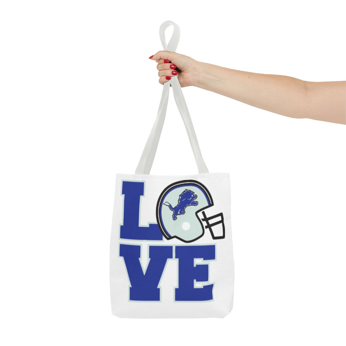 Detroit Lions Tote Bag - Love Detroit Lions