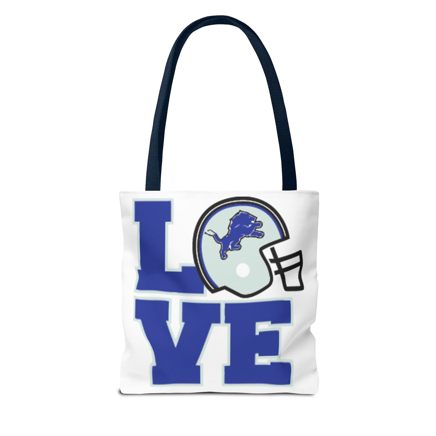 Detroit Lions Tote Bag - Love Detroit Lions