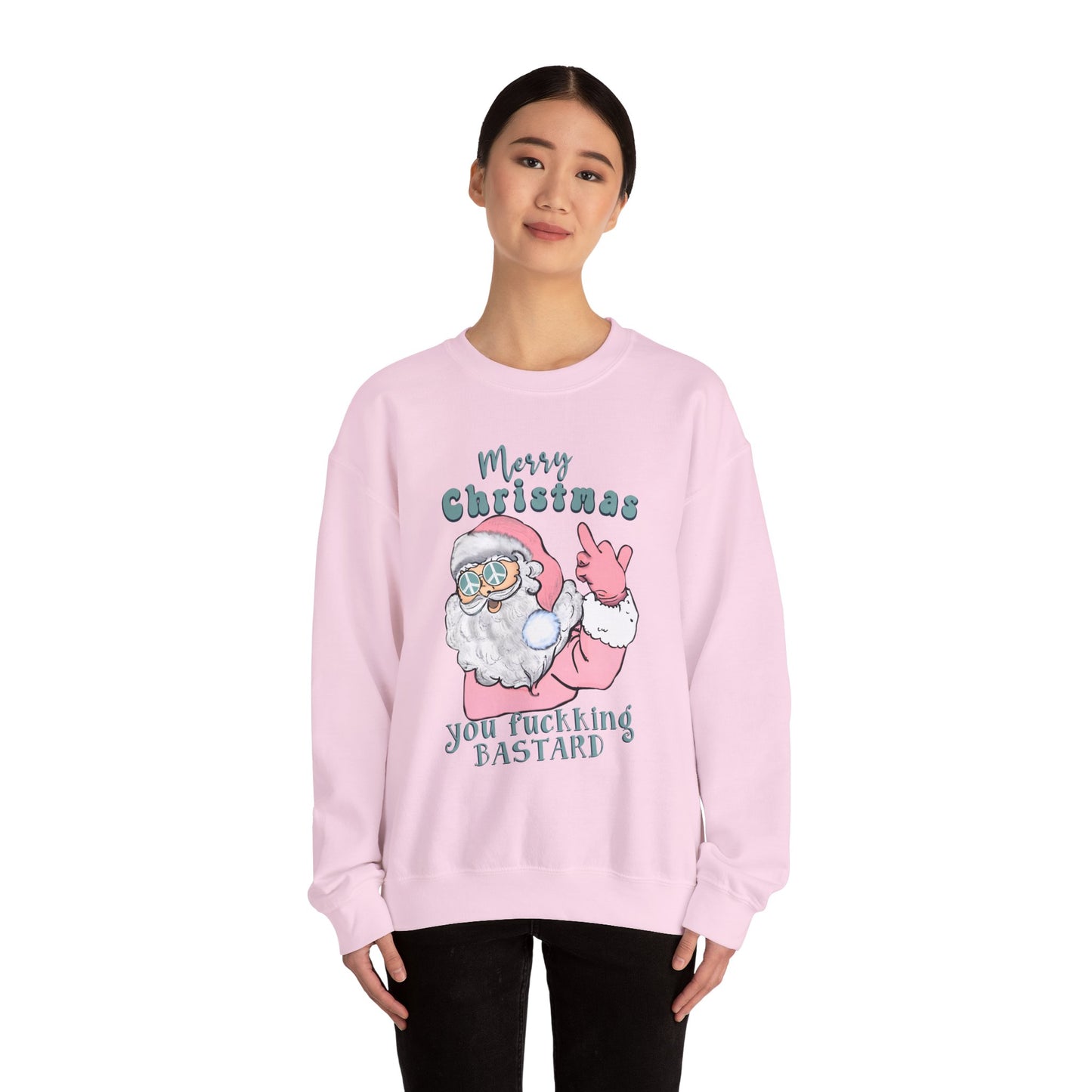 Women’s Merry Christmas You Bastard Crewneck Sweatshirt