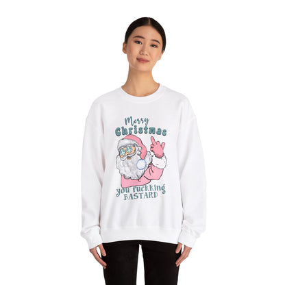 Women’s Merry Christmas You Bastard Crewneck Sweatshirt